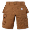 Carhartt Cargo Work Shorts - Rugged Flex Multi Pocket Brown 34w