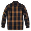 Carhartt 106354 Heavyweight Sherpa Lined Flannel Shirt Jacket Black Size Medium