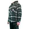 Dewalt Hemlock Lumberjack Hooded Jacket Black/Grey Quilted Check Size Large