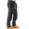 Dewalt Memphis Stretch Work Trouser - Holster Pockets - Grey & Black 34R