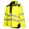 Portwest T400 - PW3 - Hi Viz Winter Jacket - Yellow / Black - Medium