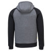 Portwest DX472 Premium Work Hoodie Full Zipped with Stretch Fabric Grey Size Large