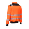 Portwest PW370 - PW3 Hi-Vis Zip Sweatshirt Orange / Black Size Large