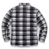 Scruffs Oversized Worker Padded Checked Shirt Jacket Black & White Size Small