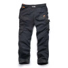 Scruffs Pro Flex Plus Holster Pocket Trousers 4-Way Stretch Modern Leg Black 30w Regular Leg