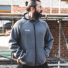Scruffs Trade Air Layered Hoodie Full Zip Fleece Jacket Charcoal Grey Large