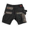 Scruffs Worker Plus Holster Pocket Work Shorts Black 28w