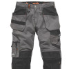 Scruffs Trade Holster Work Trousers with Stretch Panels - Graphite - 38w Short Leg