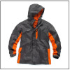Scruffs Worker Rain Waterproof Jacket Grey / Orange