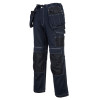 Portwest T602 PW3 Work Trousers with Holster Pockets Black Size 28w