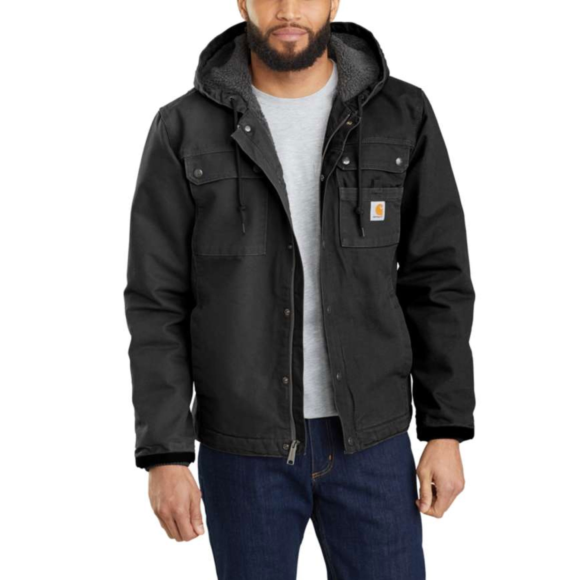 Toolmonkey - Carhartt Bartlett Washed Duck Sherpa Small 103826_Black