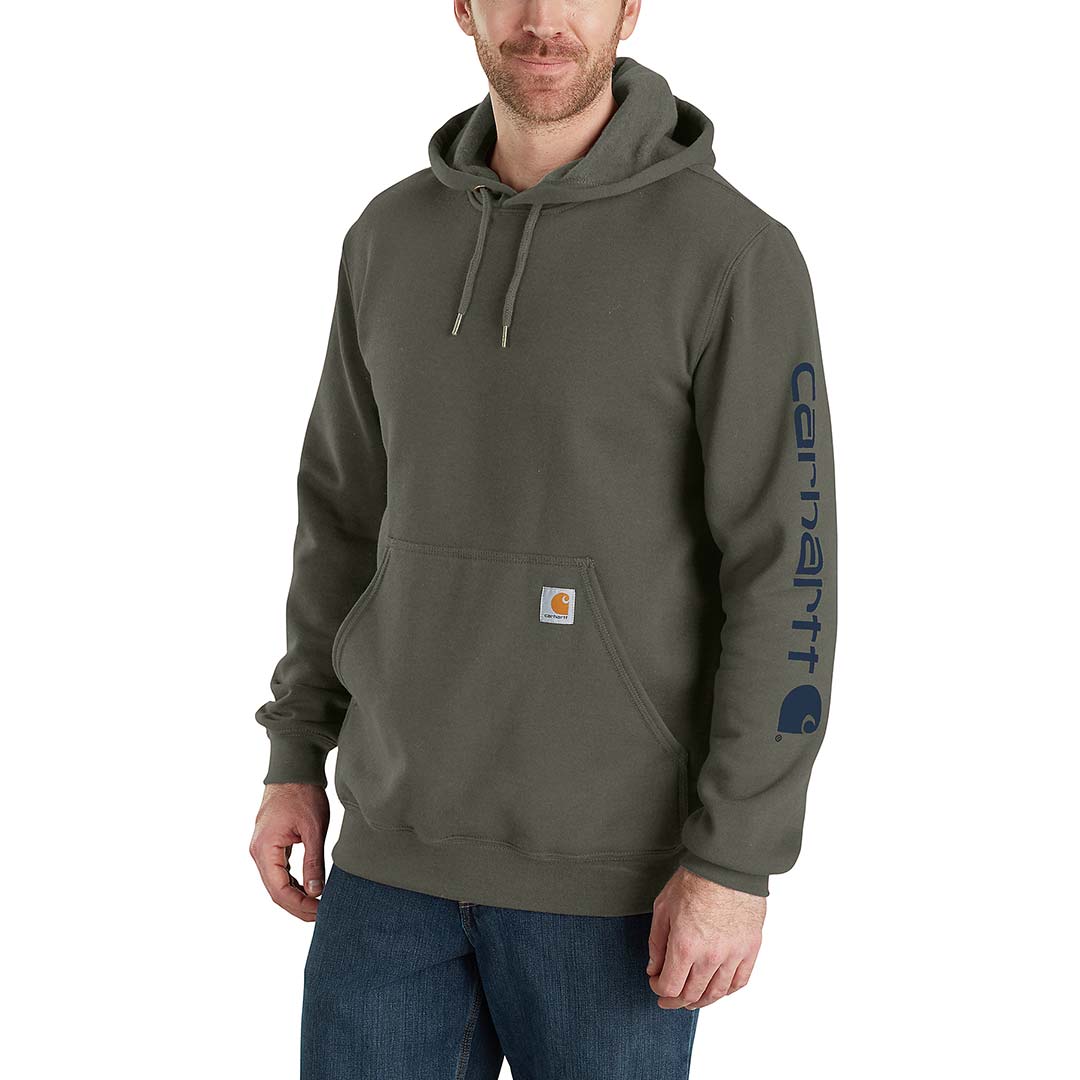Toolmonkey - Carhartt K288 Men's Hoodie with Sleeve Logo