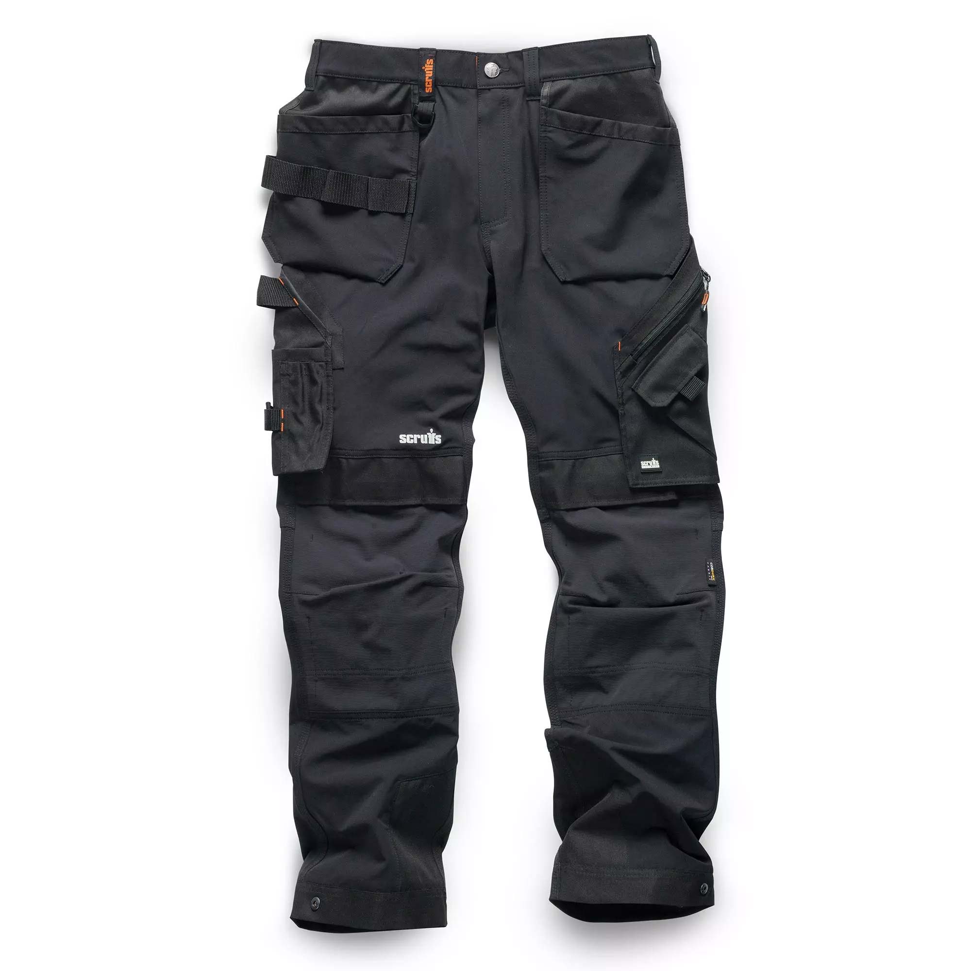 Toolmonkey - Scruffs Pro Flex Holster Work Trousers in Black | Ultimate  Comfort and Durability in Workwear