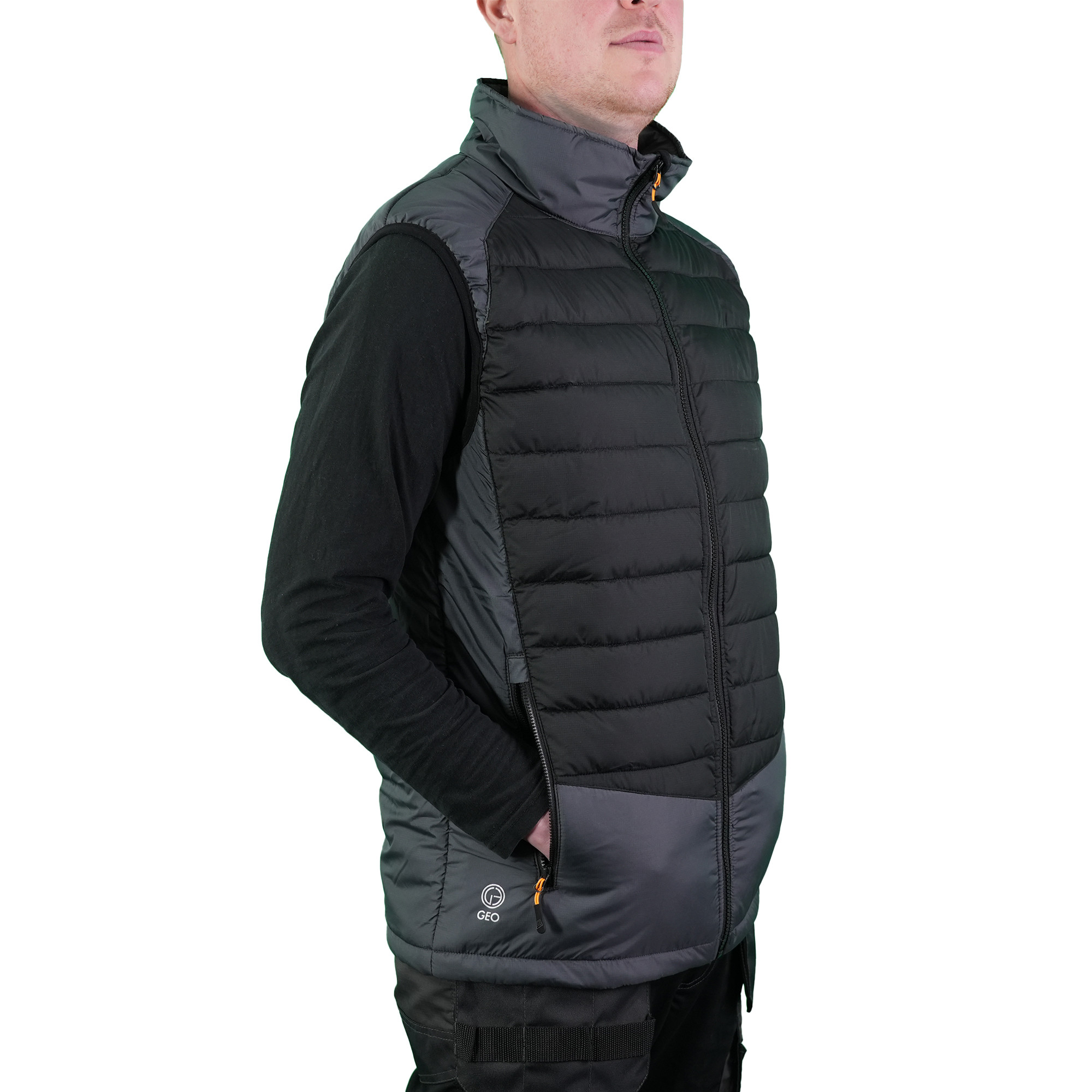 ISA PADDED GILET | BLACK main image 0