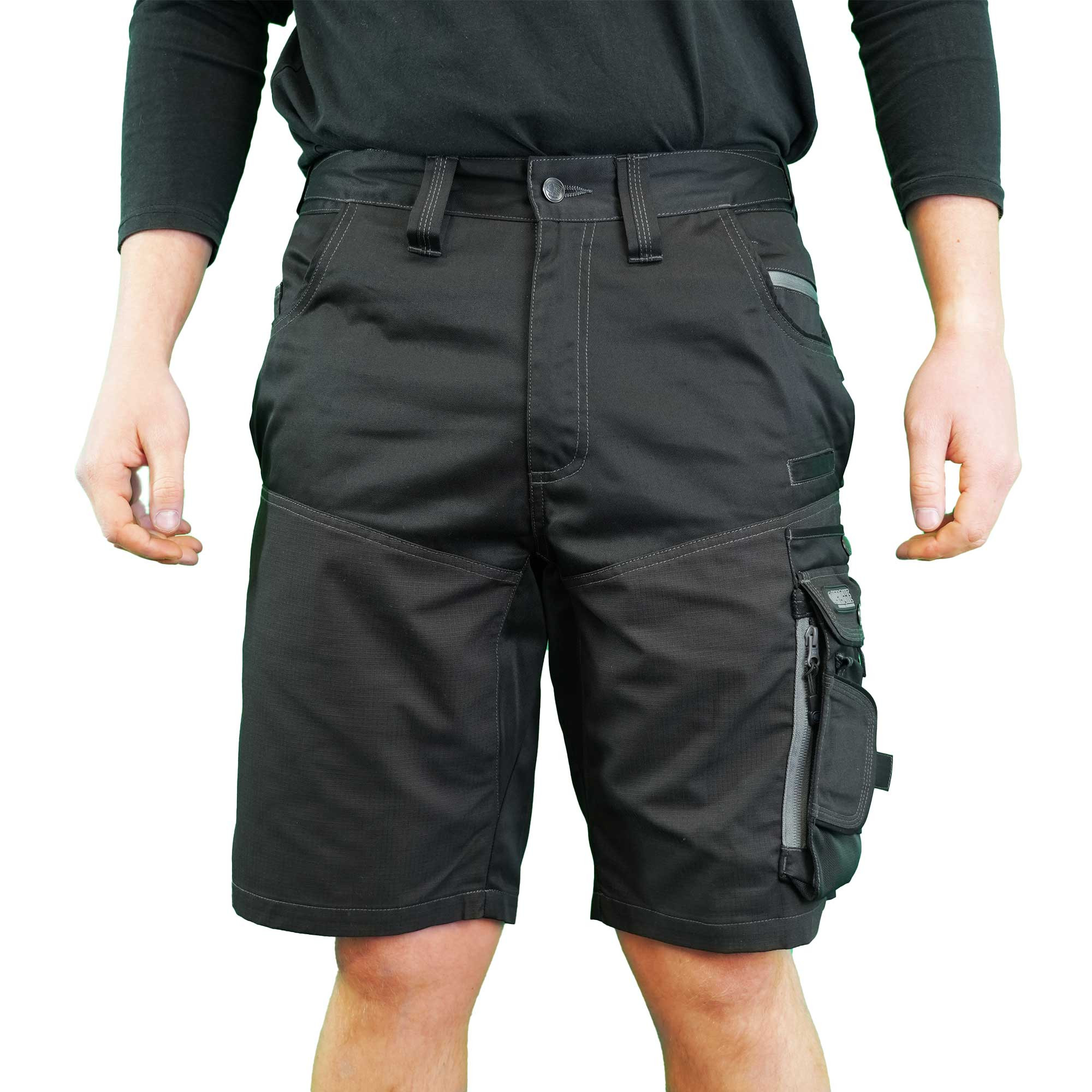 Toolmonkey Apache ATS Cargo Shorts Stealth 34 quot Waist Black